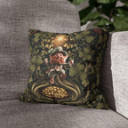 Botanical Shamrock Pillowcase - William Morris Inspired St Patrick's Decor
