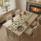 Wild Strawberry Table Runner: Botanical Summer Table Decor