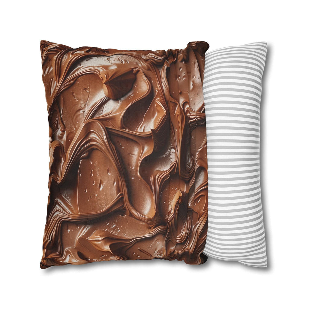 Chocolate Fudge Frosting Pillow Cover, Dessert Home Decor