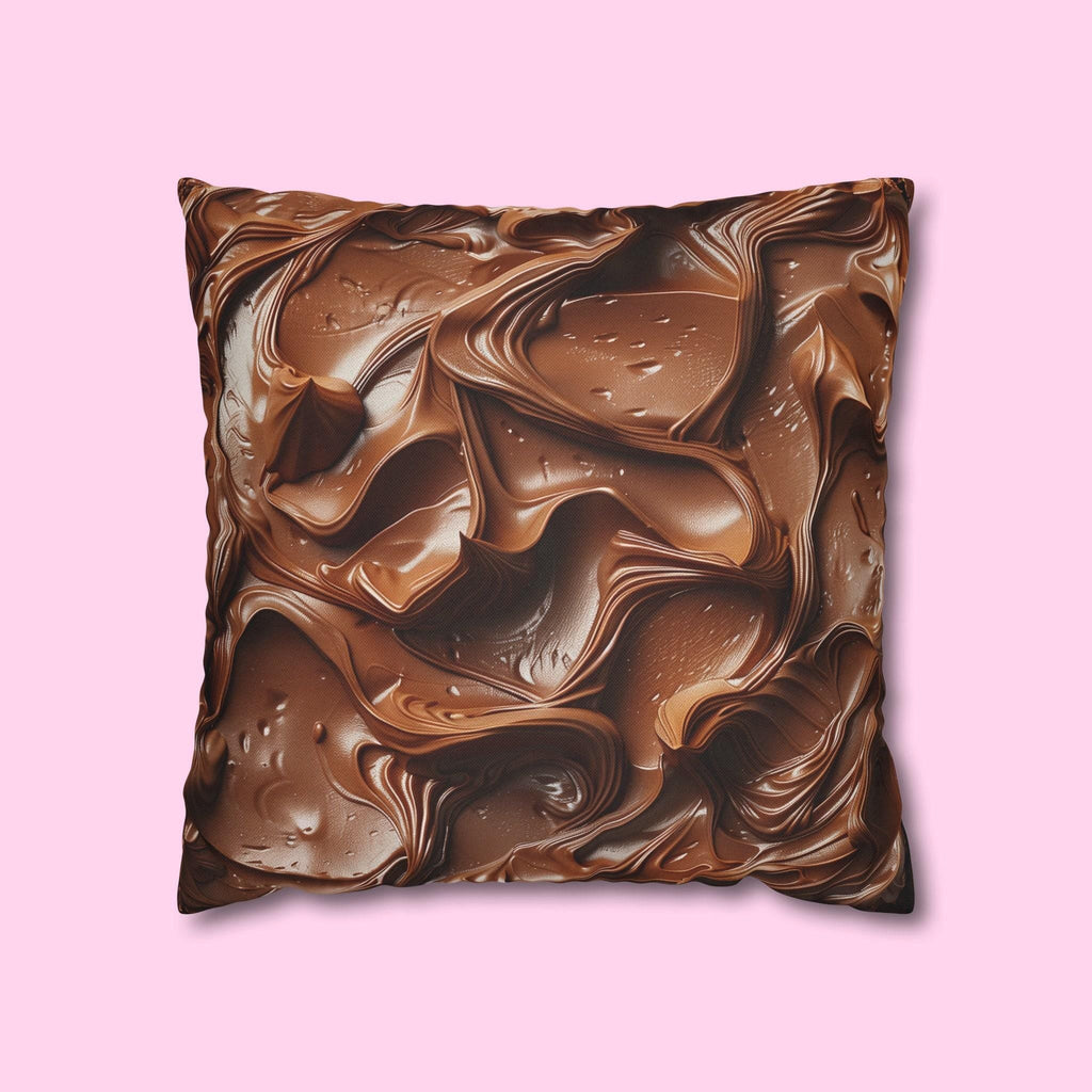 Chocolate Fudge Frosting Pillow Cover, Dessert Home Decor