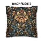 William Morris Fall Pillow Cover: Floral Autumn Vintage Style Tapestry  Accent