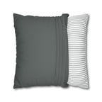 Angelic Christmas Throw Pillow Cover: Midnight Blue Decorative Holiday Cushion with Golden Wings