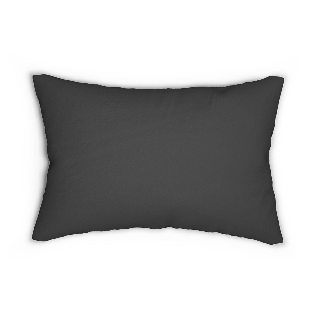 William Morris Nutcracker Lumbar Pillow: Woodland Holly & Pinecone Holiday Design