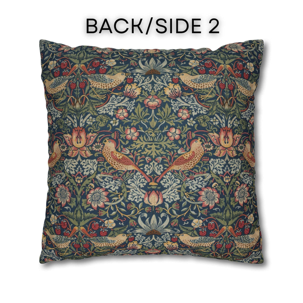 Strawberry Thief Heritage Pillow Cover: William Morris Classic Reimagined