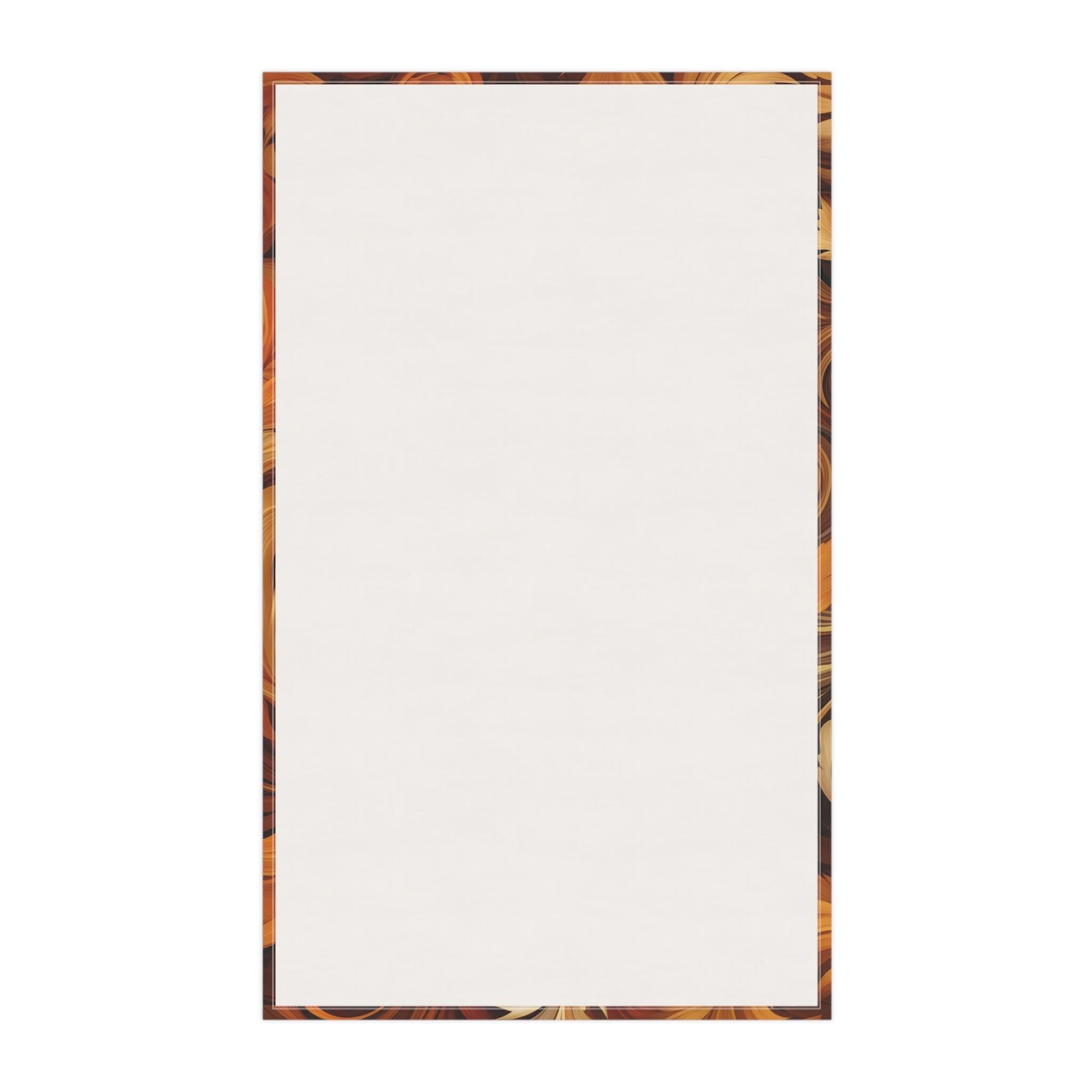 Autumn Leaves Swirling Tea Towel: Fall Kitchen Decor