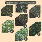 Elegant William Morris Arts and Crafts Floral Table Runner: 7 Colorway Choices