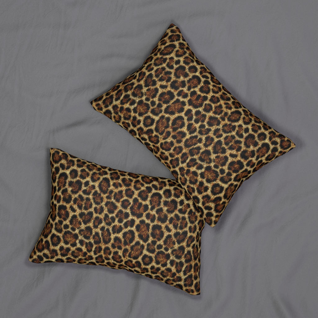 Leopard Luxe Lumbar Pillow: Faux-Fur Look, Zero Cruelty