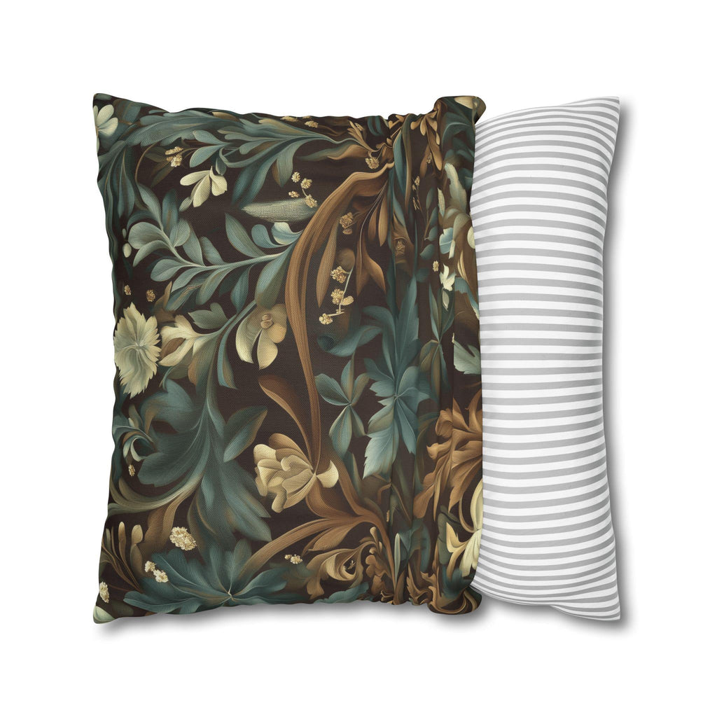 William Morris Botanical Pillow Cover: Vintage Style Floral Accent Pillow
