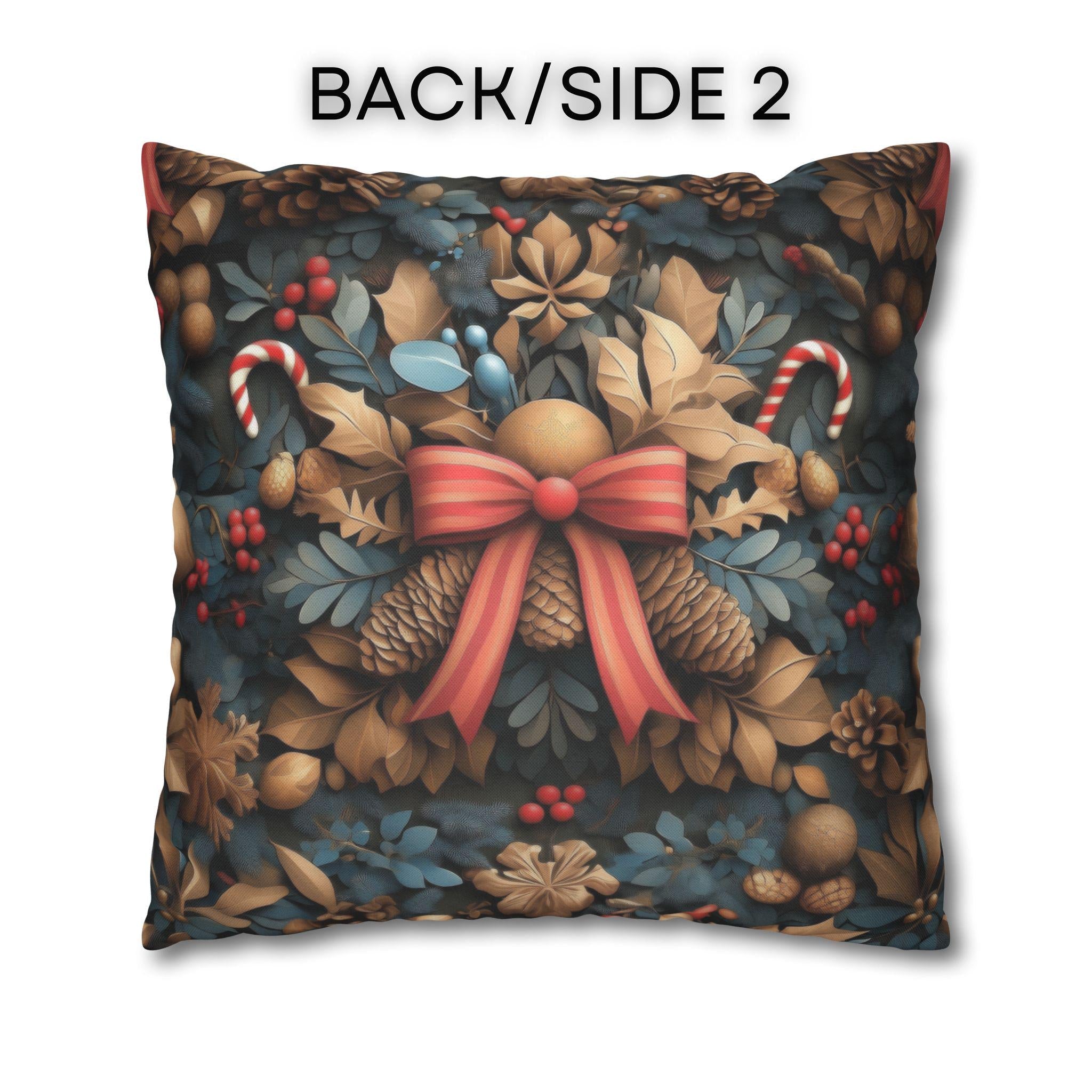 William Morris Christmas Pillow Cover:  Vintage Style Decor Holiday Tapestry Accent
