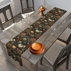 William Morris Inspired Fall Table Runner: Pumpkin, Artichoke and Berry Harvest Tapestry