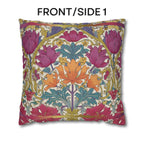 William Morris Style Hyacinth Pillow Cover: John Henry Dearle Inspired Floral