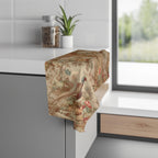 French Country Pheasant Hand Towel: Vintage Style Toile Bird Design for Kitchen or Bath
