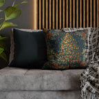 William Morris Christmas Tree Pillow Cover: Elegant Holiday Decor