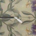 William Morris Inspired Hummingbird Tapestry Lumbar Pillow - Botanical Arts & Crafts Floral Cushion