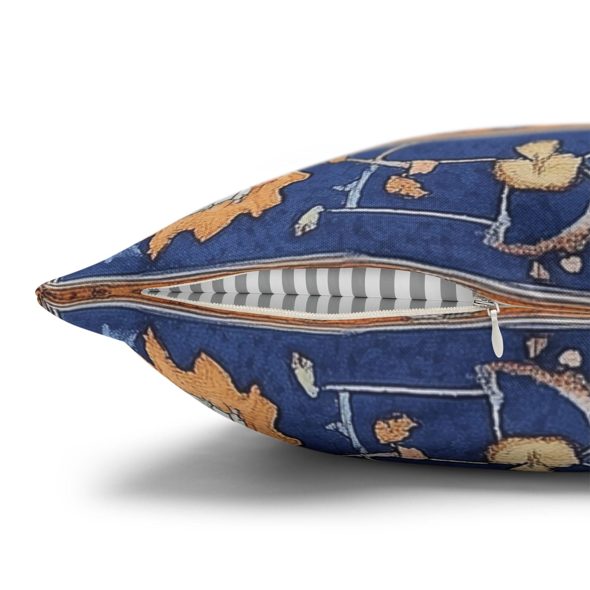 Bohemian William Morris Floral Pillowcase: Persian-Inspired Cushion Cover for Bedroom Decor