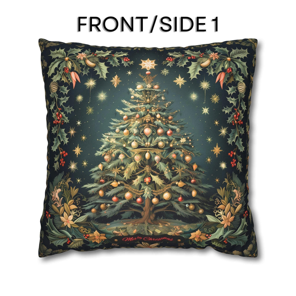 William Morris Christmas Pillow Cover: Botanical Tree, Vintage Style