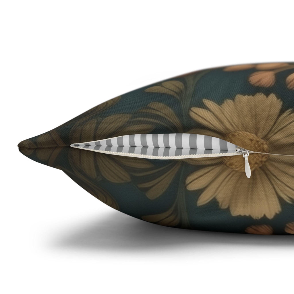 William Morris Inspired Pillow Cover: Woodland Hedgehog Storybook Forest Botanical