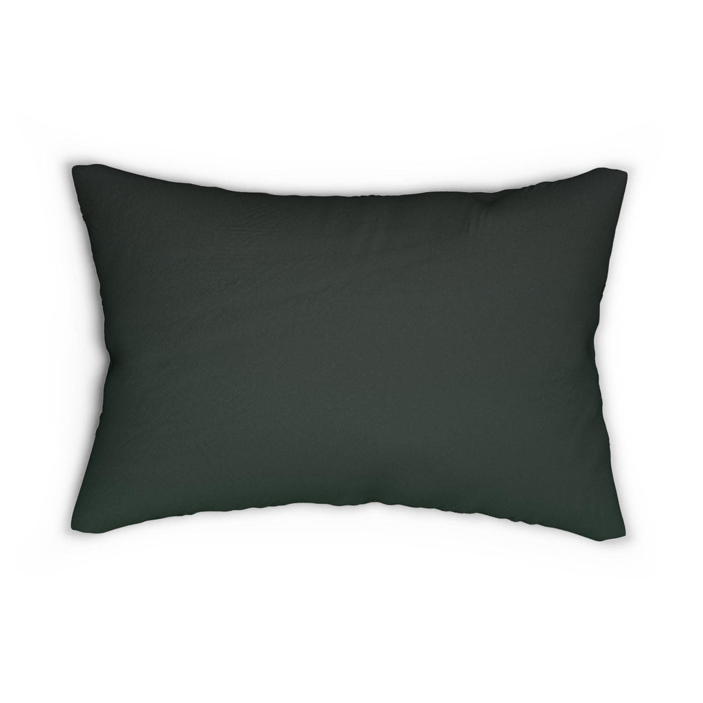 William Morris Inspired Christmas Tree Lumbar Pillow: Elegant Holiday Decor for Living Room