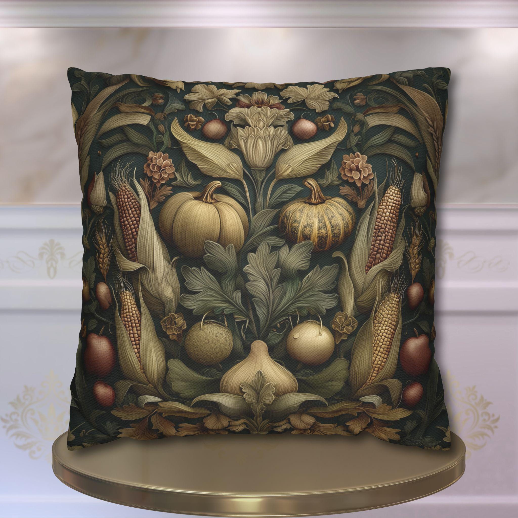 William Morris Autumn Tapestry Pillow Cover: Arts & Crafts Decor