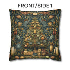 William Morris Inspired Christmas Tree Pillow Cover: Winter Gifts Vintage Style Motif