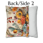 Wildflower Bouquet Pillow Cover: Colorful Floral Design