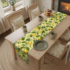 Lemon Table Runner Collection: 7 Citrus and Stripe Variations
