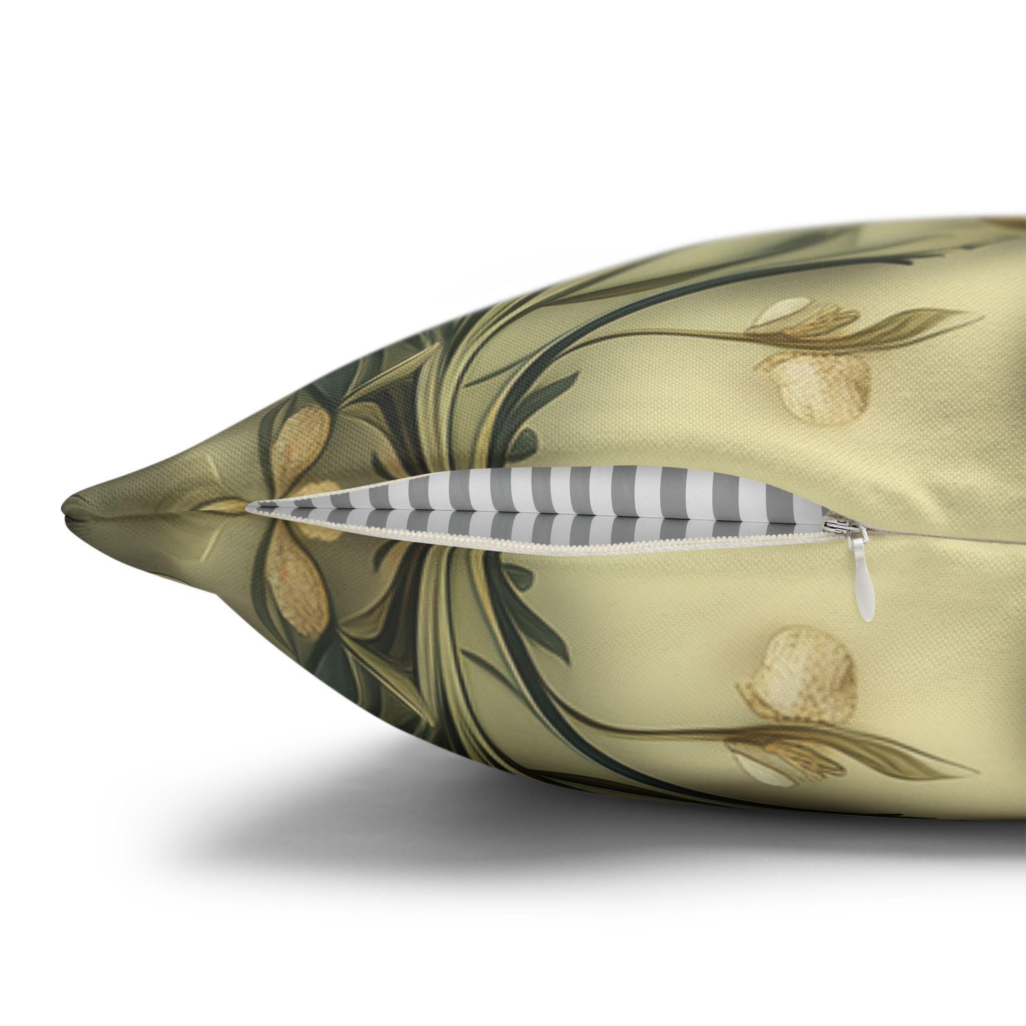 William Morris Hummingbird Pillow Cover: Vintage Garden Inspired Arts and Crafts Floral Accent