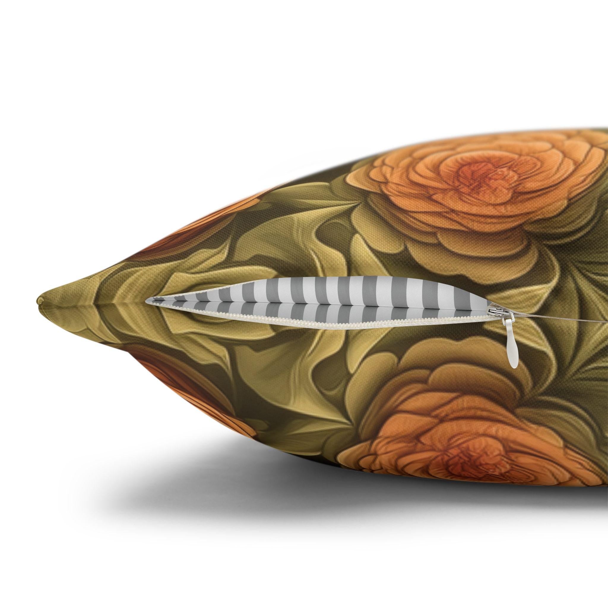 Ms. Martha Spills the Tea: William Morris Inspired Whimsical Frog Pillow Cover