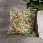 William Morris Botanical Pillow Cover: Vintage Style Floral Accent