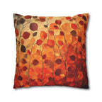 Autumn Leaves Pillow Cover | Vibrant Fall Colors with Ombré effect | Seasonal Home Decor