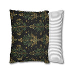 William Morris Christmas Tree Pillow Cover: Gold Botanical Holiday Decor