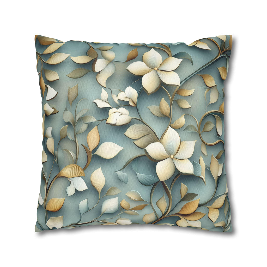 William Morris Inspired Botanical Floral Pillow Cover: Elegant Nature Home Decor Cushion