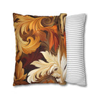 Autumn Leaves Swirling Fall Throw Pillow Cover: Cozy Home Decor for Seasonal Comfort