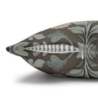 William Morris Inspired Botanical Pillow Cover: Soft Sage, Taupe, Blush Floral Print Accent Case