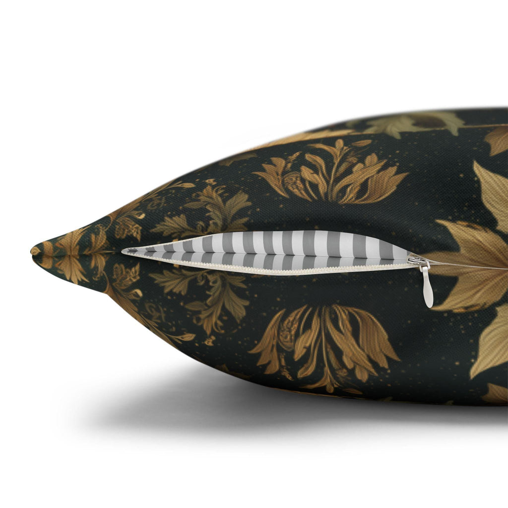 William Morris Inspired Dark Botanical Christmas Pillow Cover: Arts and Crafts Holiday Decor