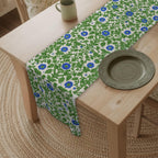 Elegant William Morris Arts and Crafts Floral Table Runner: 7 Colorway Choices