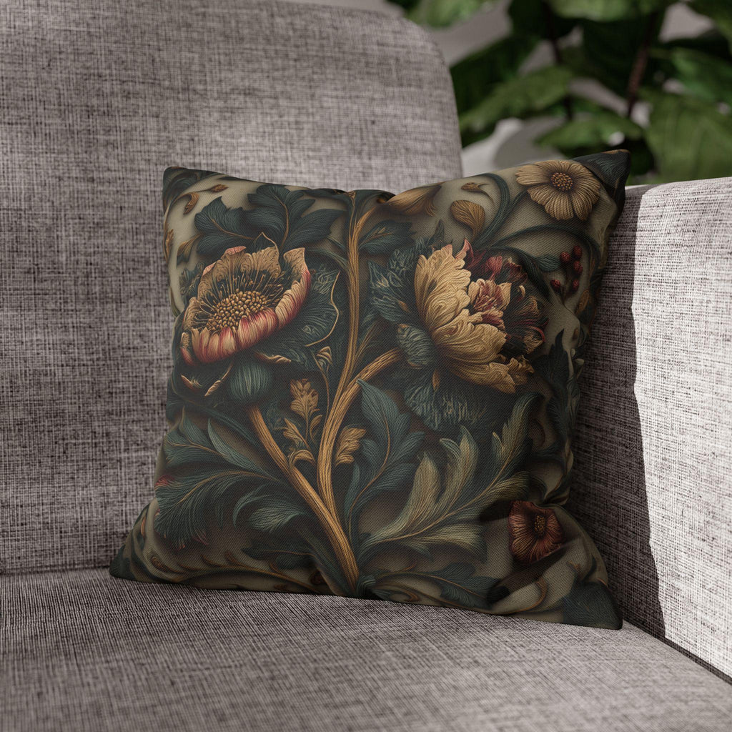 Spring Moody Blooms Pillow Cover: William Morris Inspired Home Decor Refresh