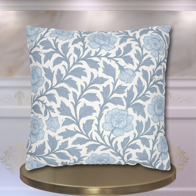 Floral Pillow Cover: William Morris Inspired French Country Cottagecore