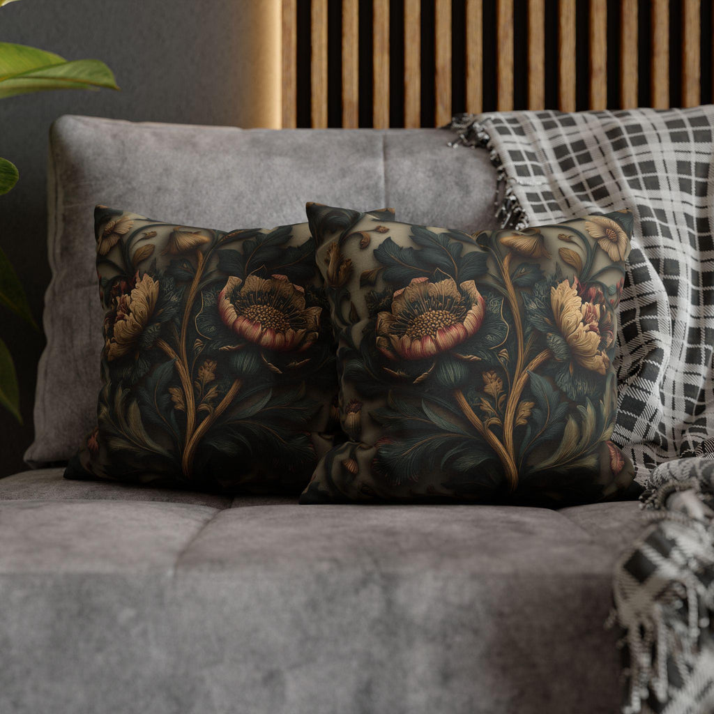 Spring Moody Blooms Pillow Cover: William Morris Inspired Home Decor Refresh