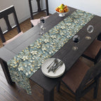 Elegant Botanical Table Runner: William Morris Inspired Floral Design for Stylish Home Decor