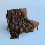 William Morris Christmas Tree Fleece Blanket: Holiday Throw