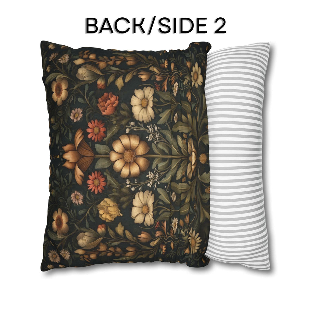 William Morris Inspired Throw Pillow Cover: Spring Garden Botanicals