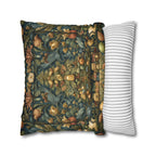 William Morris Inspired Christmas Tree Pillow Cover: Winter Gifts Vintage Style Motif