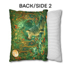 Mystical Wolf Moon Decorative Pillow Cover
