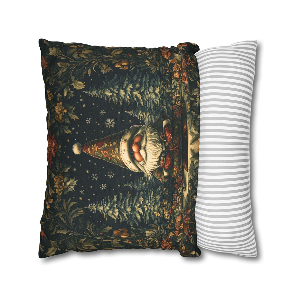 William Morris Christmas Gnome Pillow Cover: Festive Holiday Decor