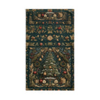 William Morris Christmas Tree Hand Towel: Vintage Style Holiday Hand Towel