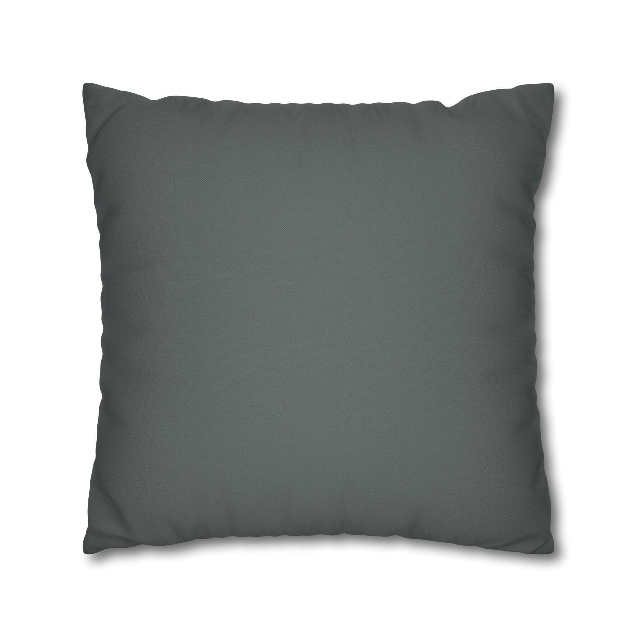 Abstract Christmas Tree & Gnome Pillow Cover: Glistening Night Holiday Decor