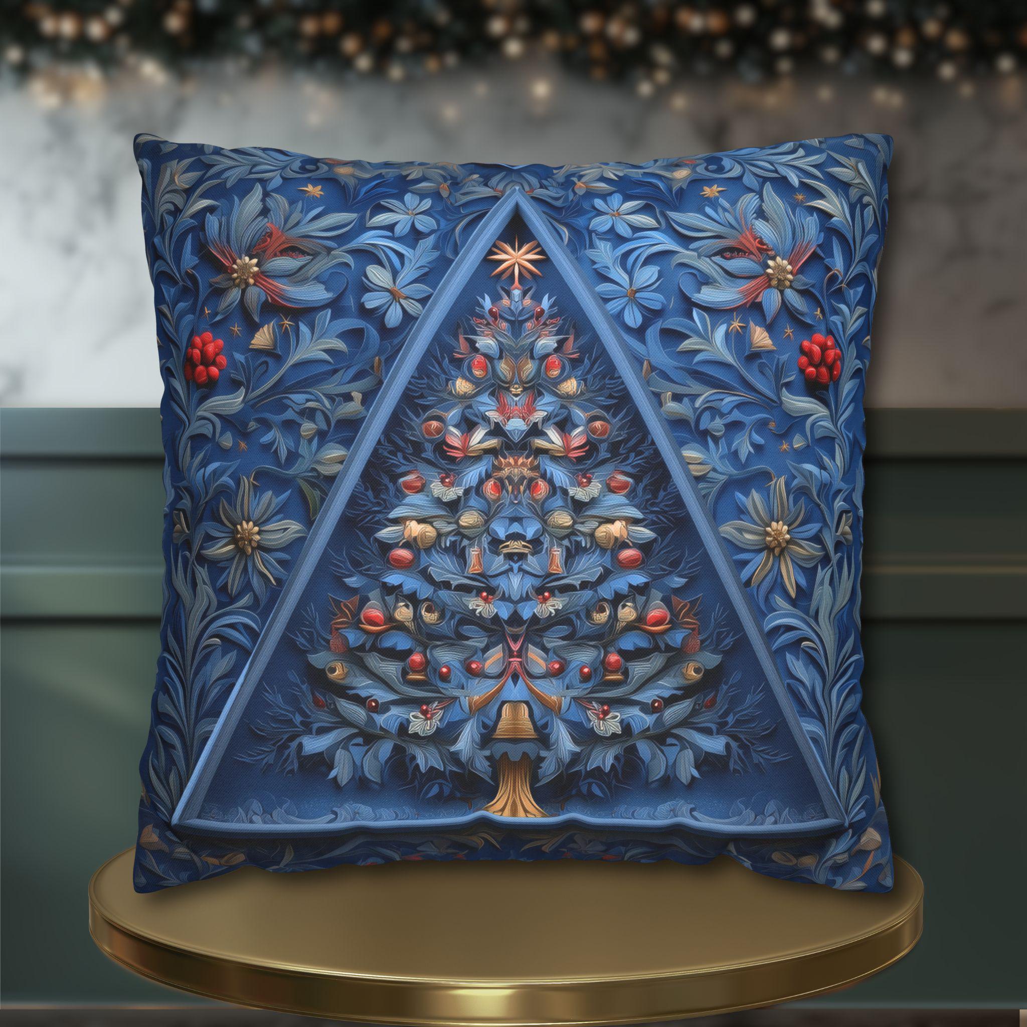 William Morris Christmas Tree Pillow Cover: Vintage Holiday Decor, 2025 Edition