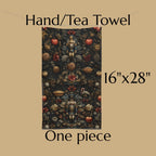 William Morris Nutcracker Christmas Hand Towel: Vintage Style Holiday Hand Towel