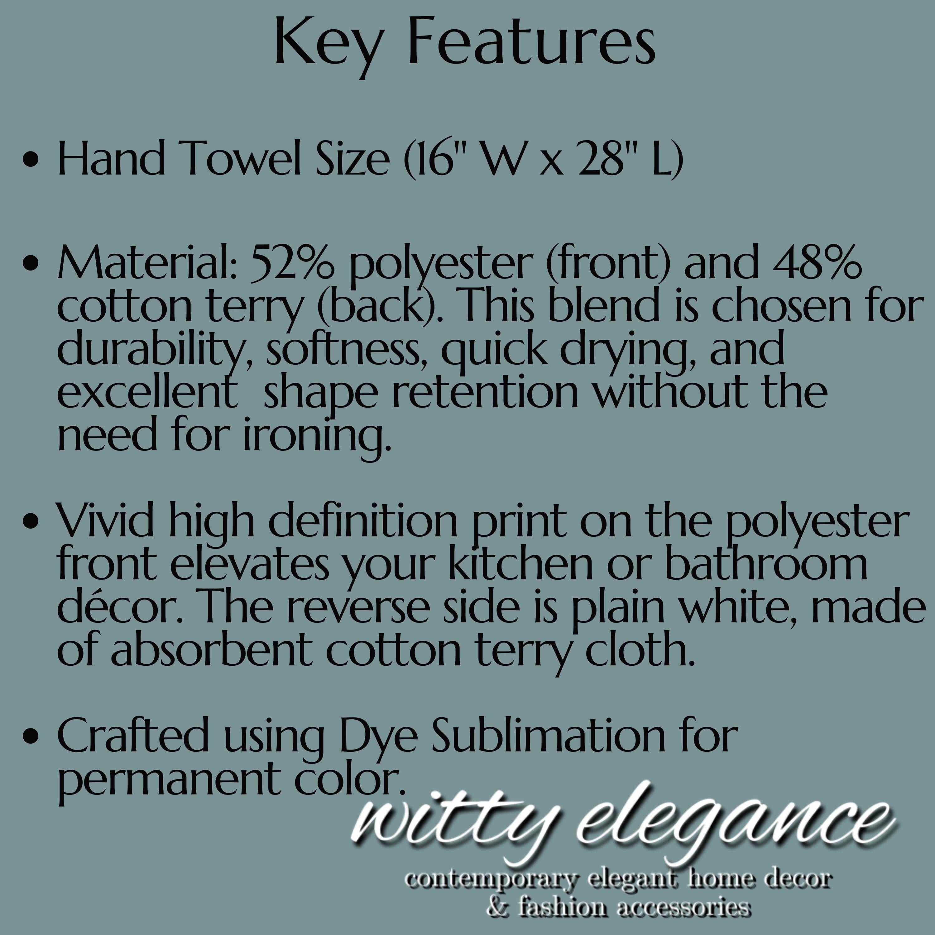 Bauhaus Hand Towel: Retro Mid Century Modern Polka Dot Decor
